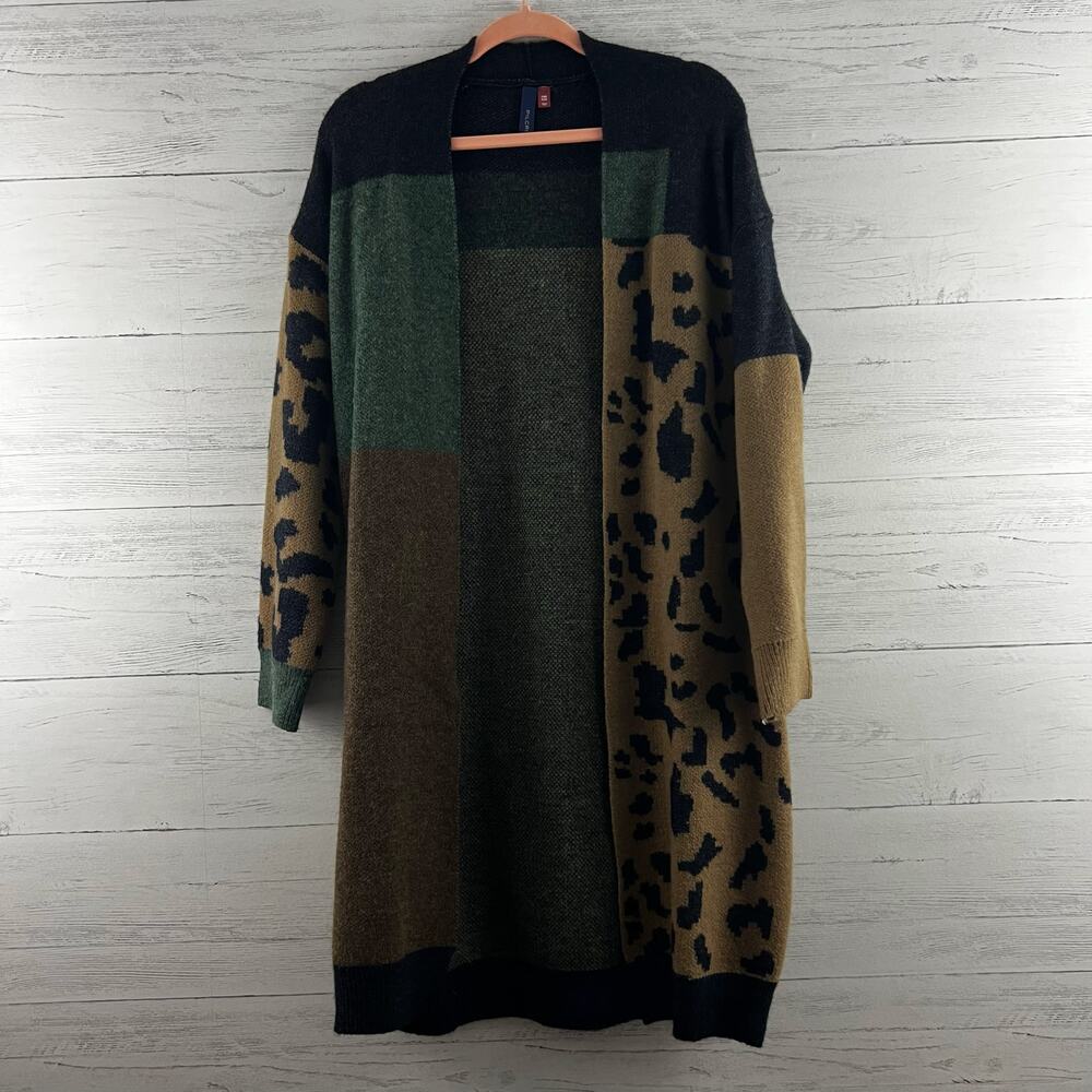 Pilcro Anthropologie Animal Printed Duster Cardigan Size OS (Fits M/L)